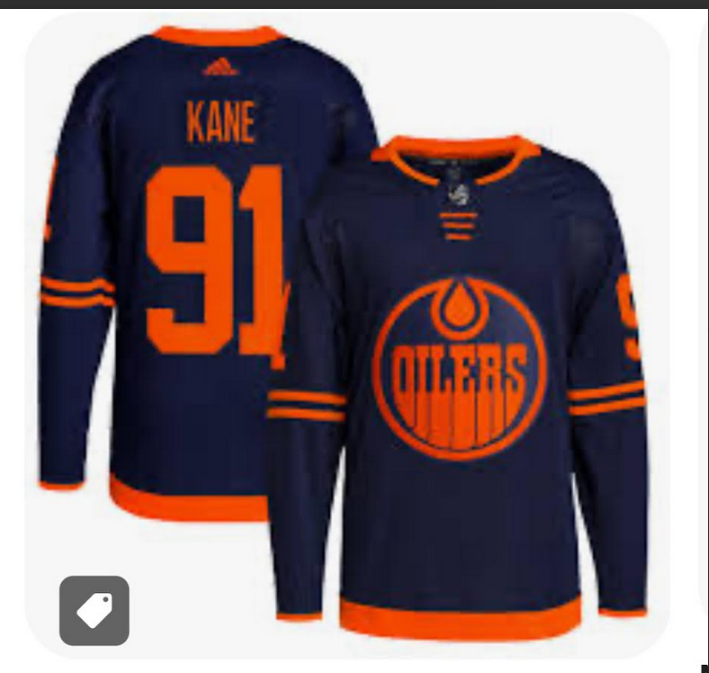 Men 2025 Edmonton Oilers #91 Kane Blue NHL  jersey style 2->ac milan jersey->Soccer Club Jersey